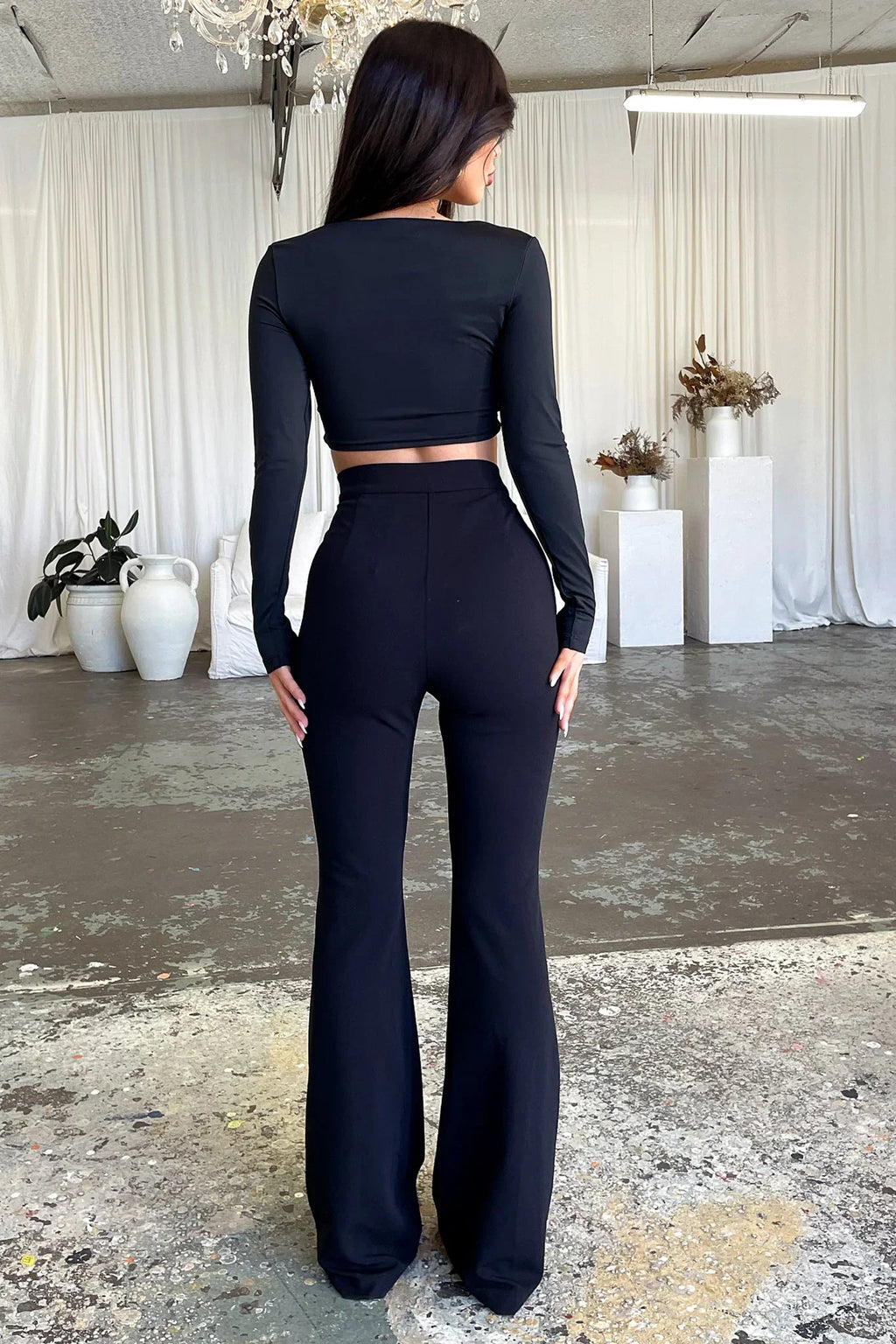 Token Flare Pants - Black