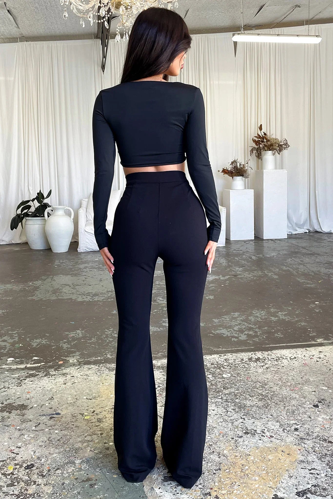 Token Flare Pants - Black