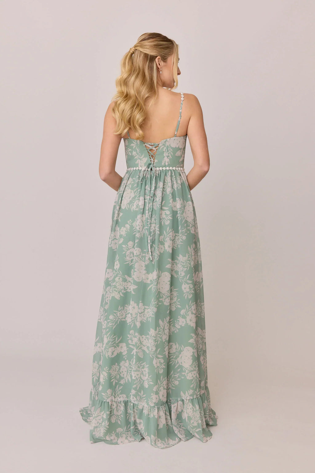 Luxe Chiffon Floral Print Dress | Made To Order