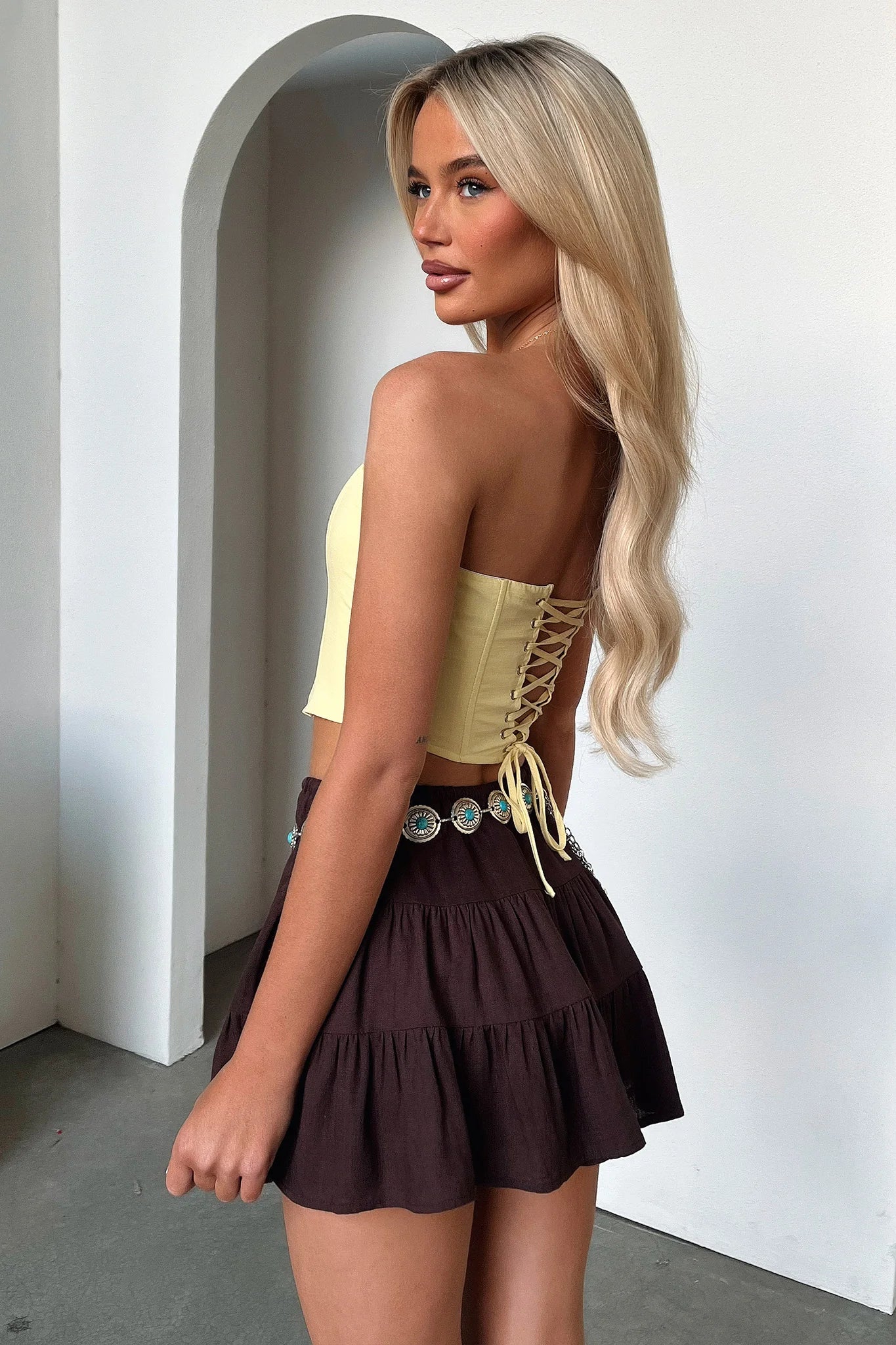 Tullie Skirt - Brown