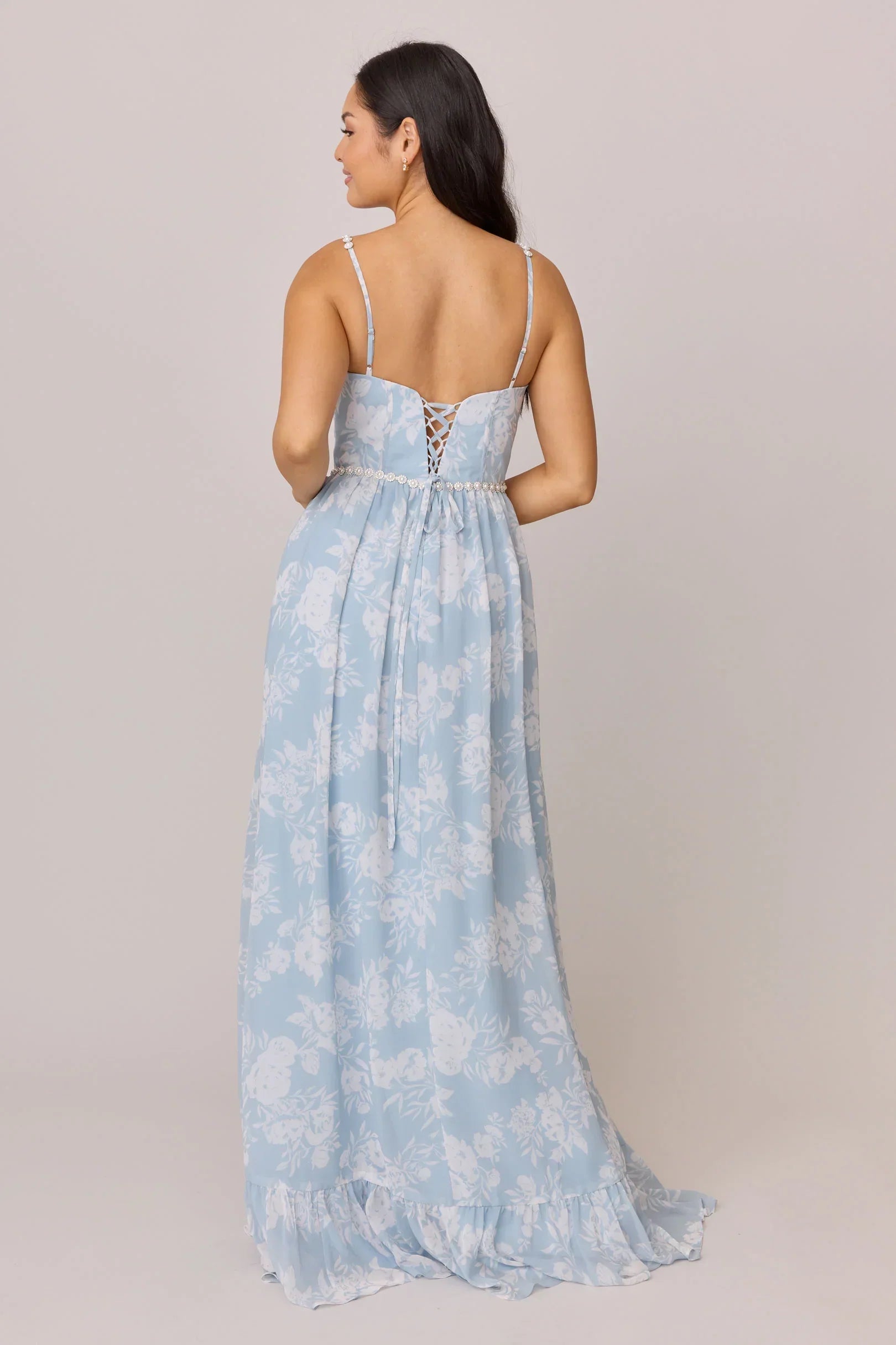 Luxe Chiffon Floral Print Dress | Made To Order