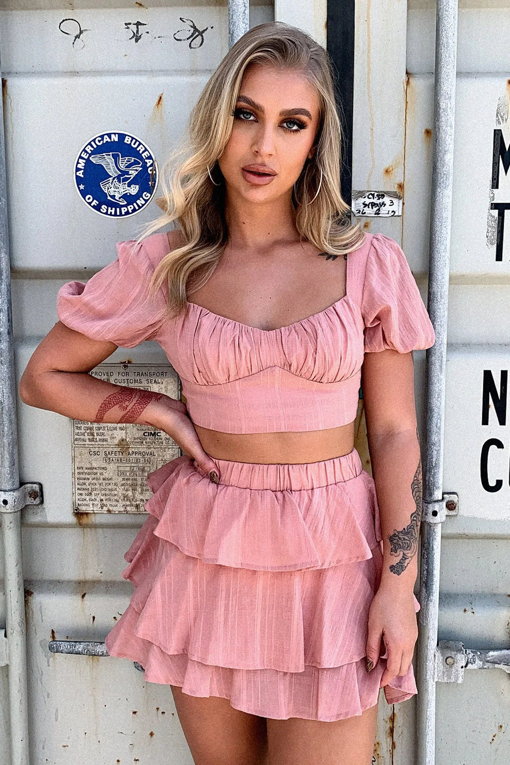 Zayn Skirt - Blush