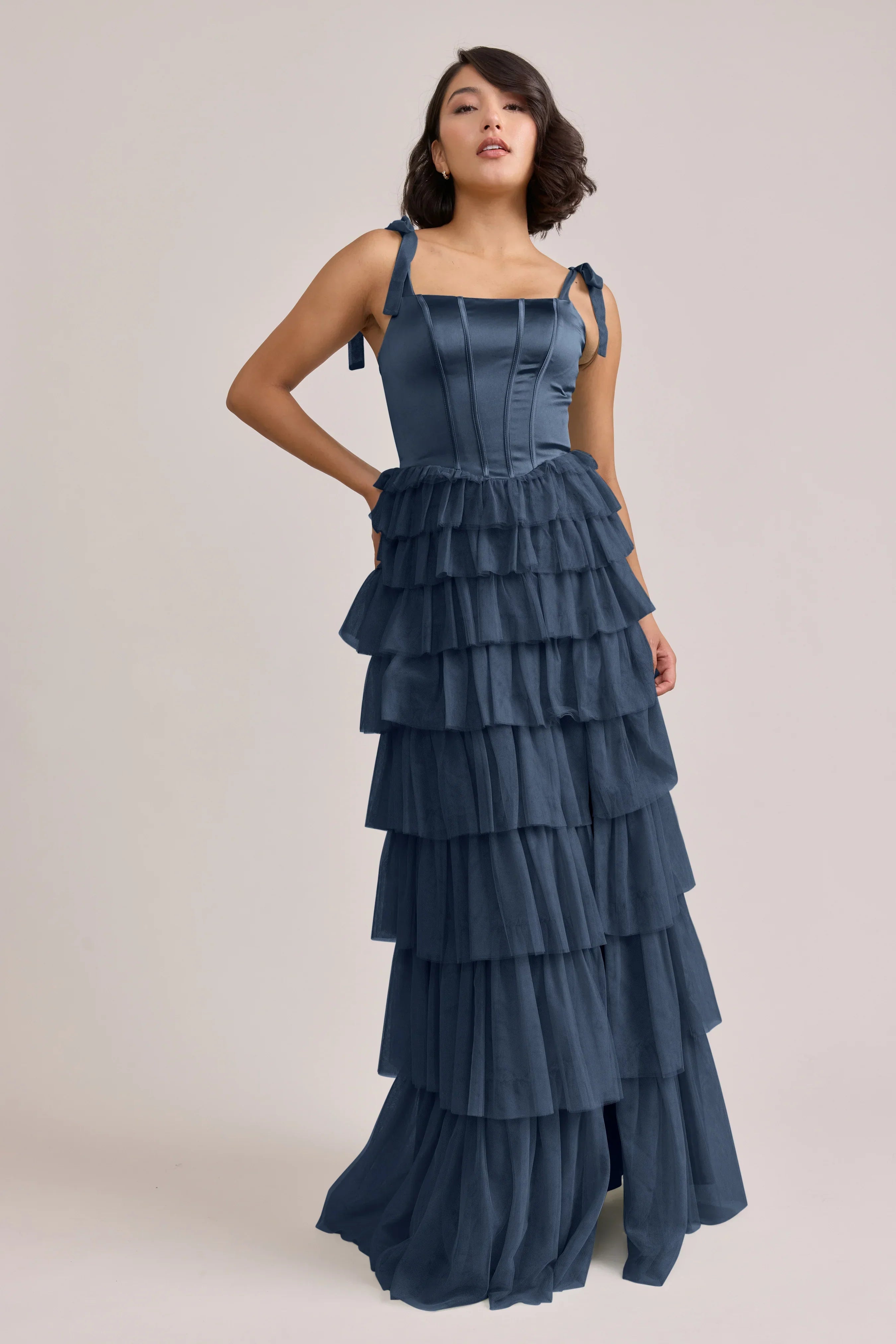 Satin + Tulle Dress | Made To Order