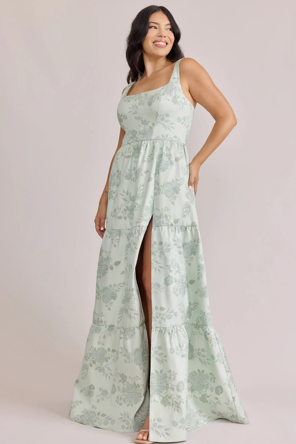 Winslet Jacquard Dress | Made To Order