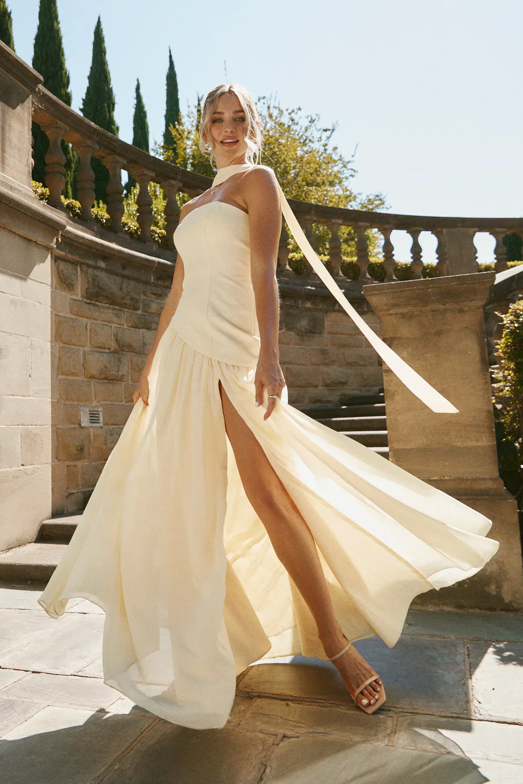 Crepe + Chiffon Dress | Made To Order