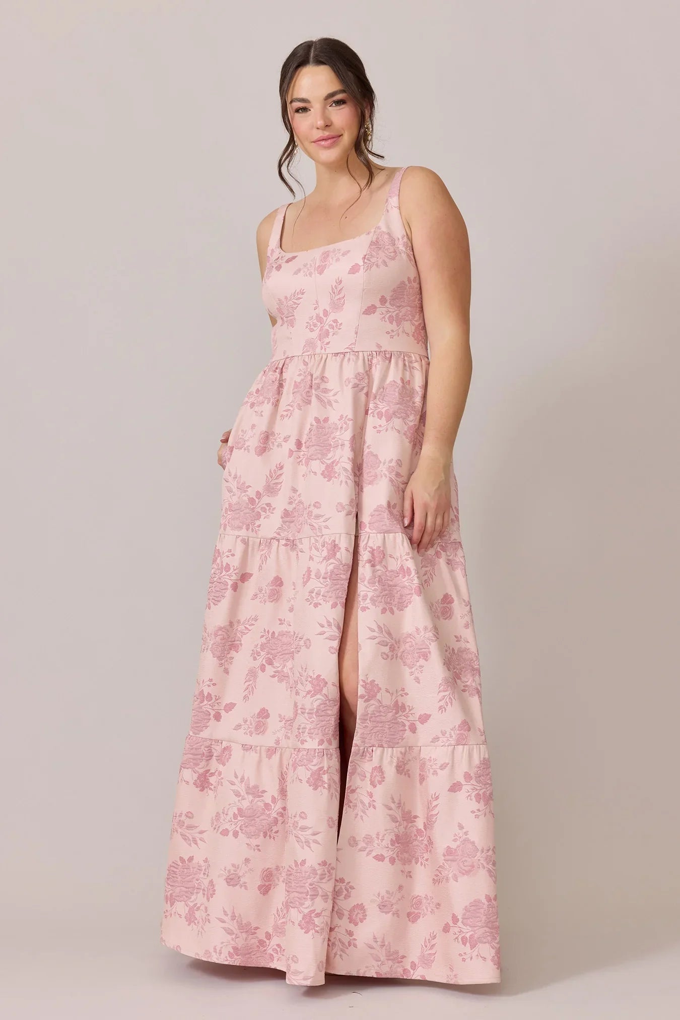 Winslet Jacquard Dress | Made To Order