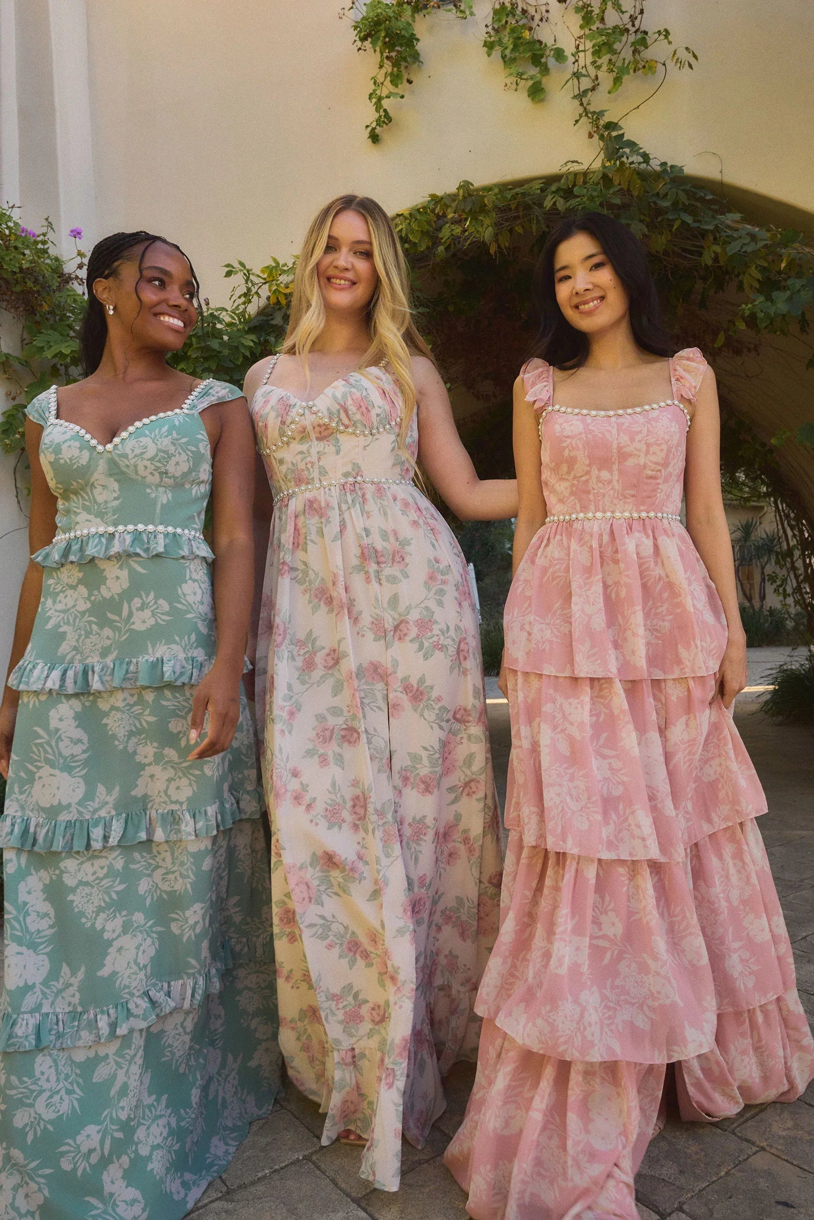 Luxe Chiffon Floral Print Dress | Made To Order