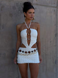 TIAN MINI DRESS CREAM