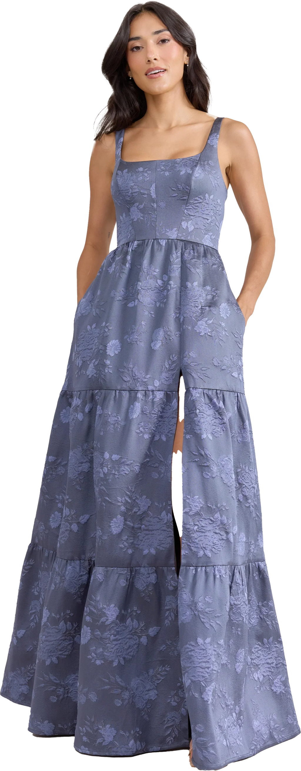 Winslet Jacquard Dress | Made To Order
