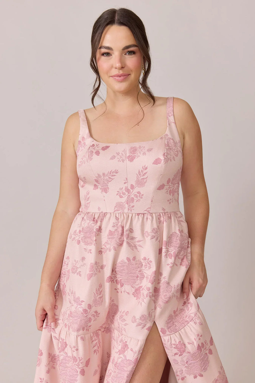 Winslet Jacquard Dress | Made To Order