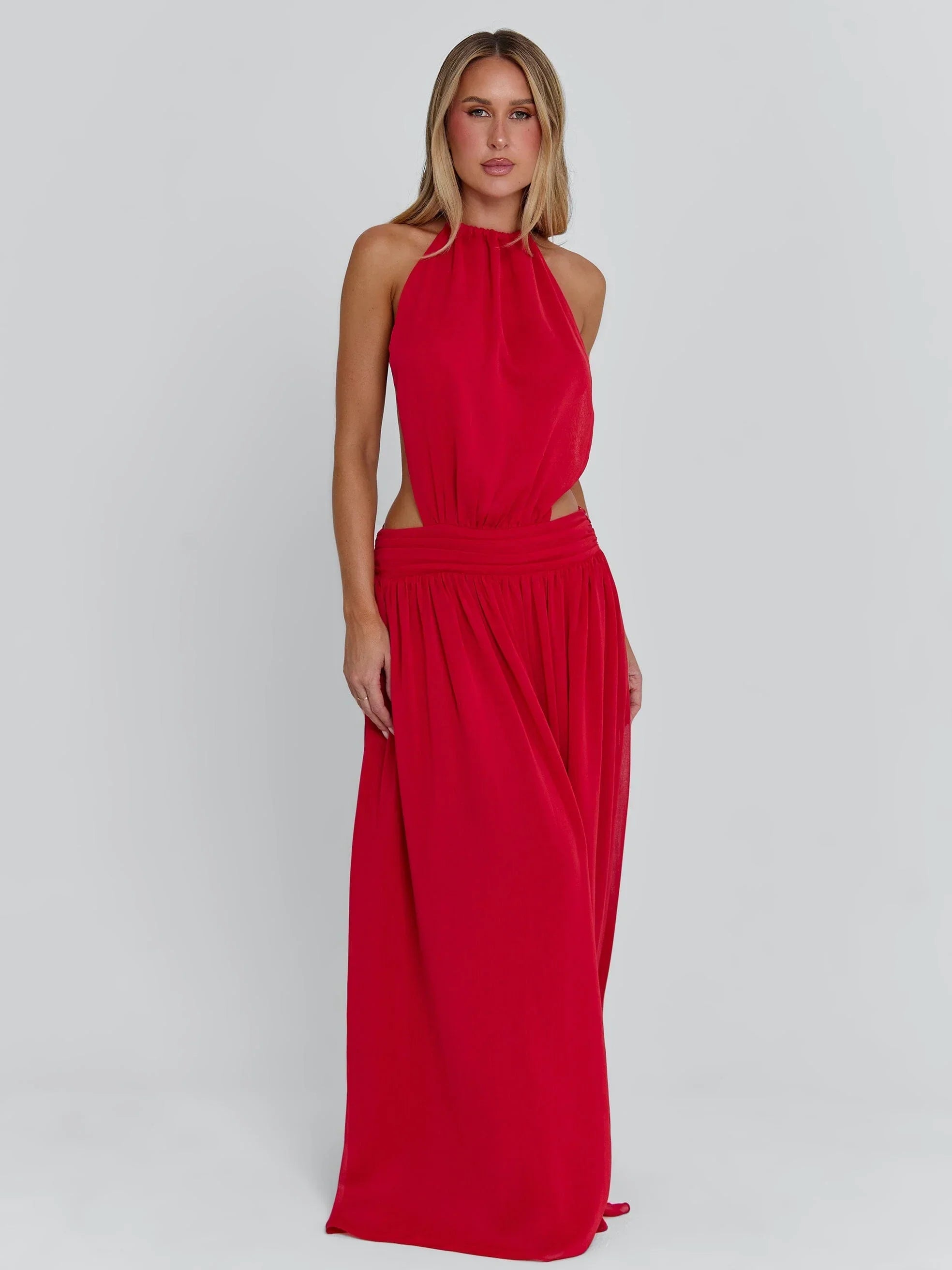 LORETTA MAXI DRESS RED