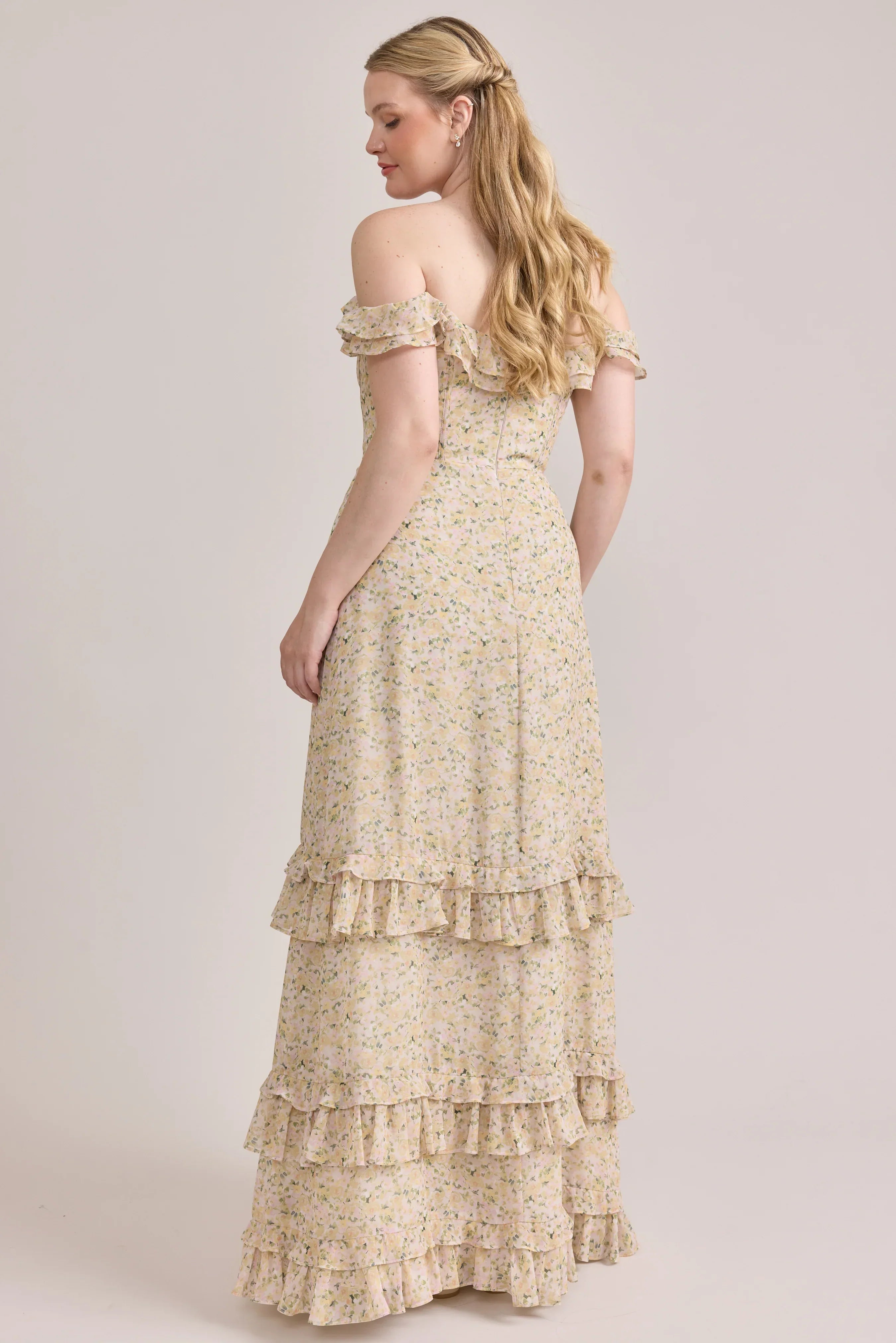 Shea Chiffon Floral Print Dress | Made To Order