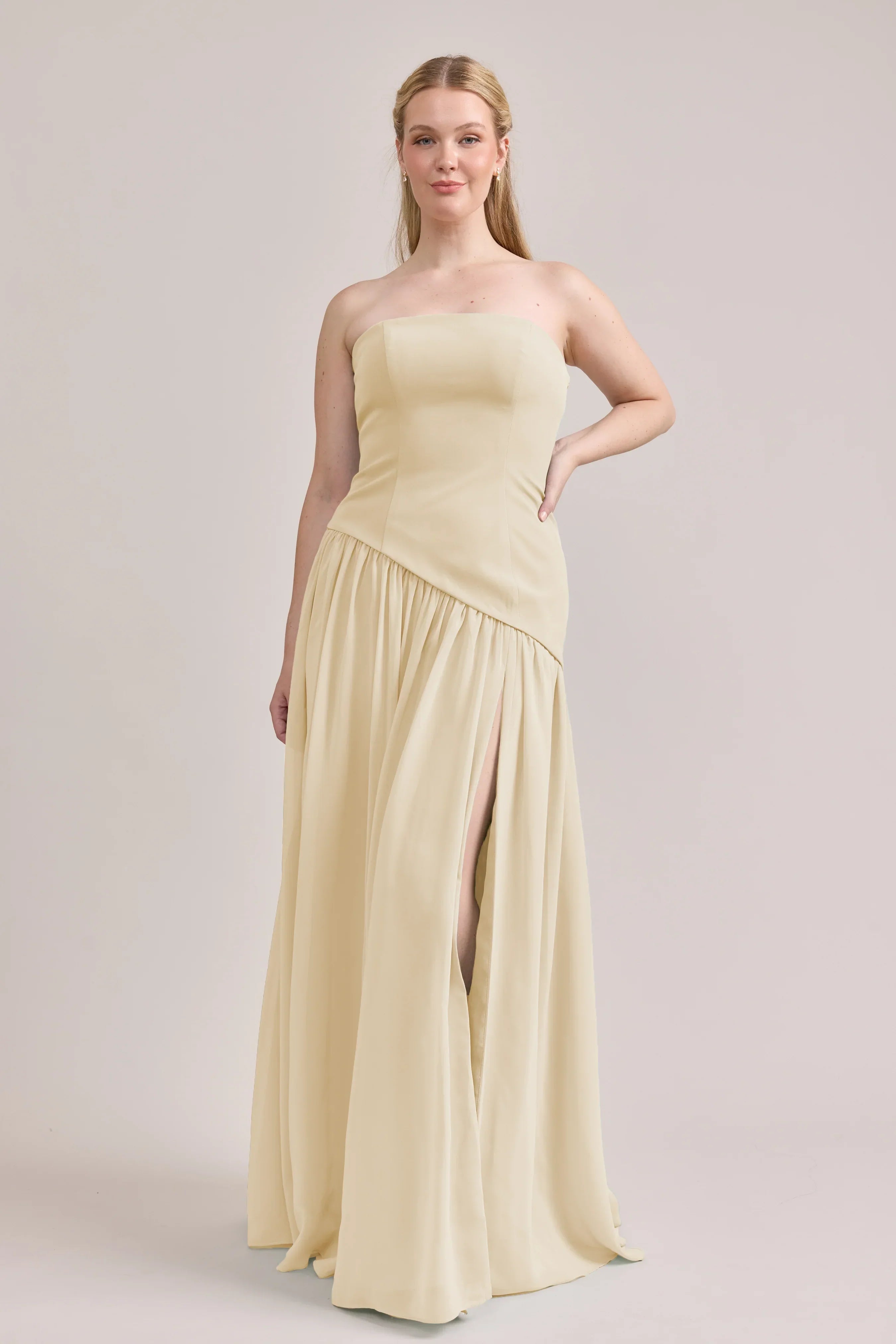 Crepe + Chiffon Dress | Made To Order