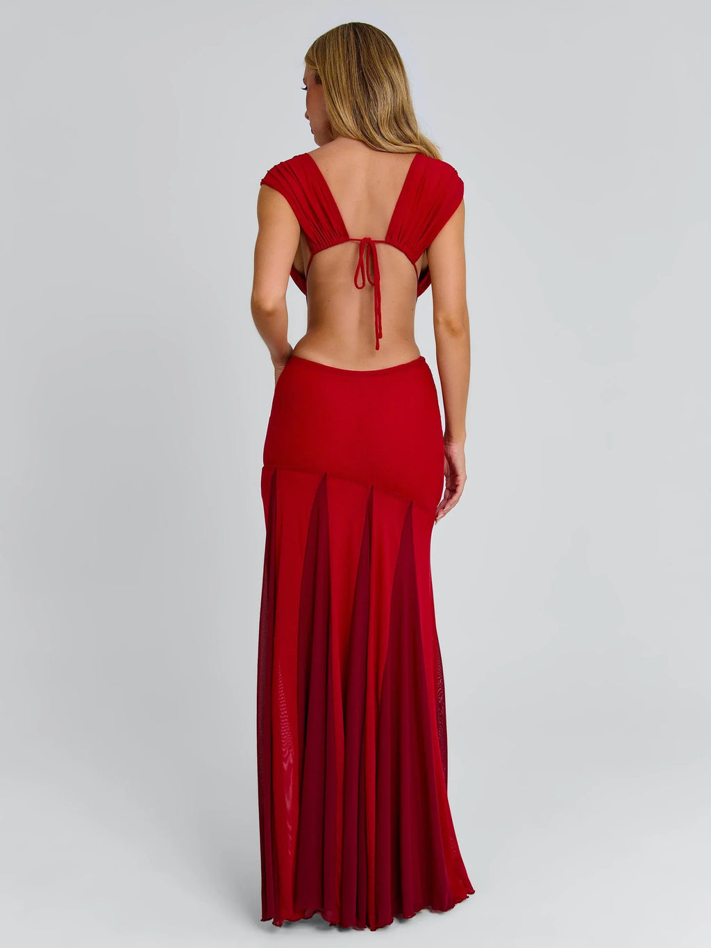 THESSA MAXI DRESS RED