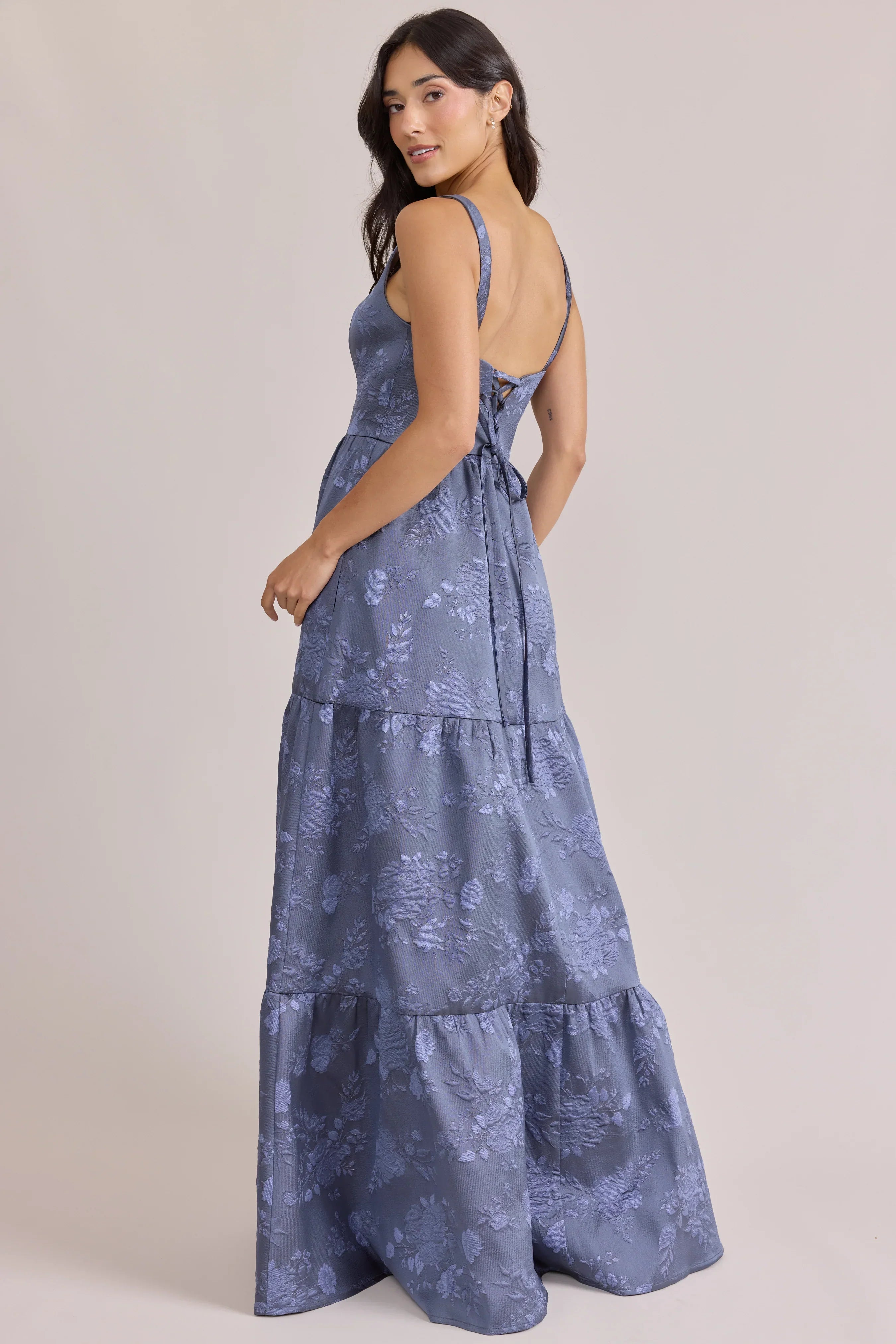 Winslet Jacquard Dress | Made To Order