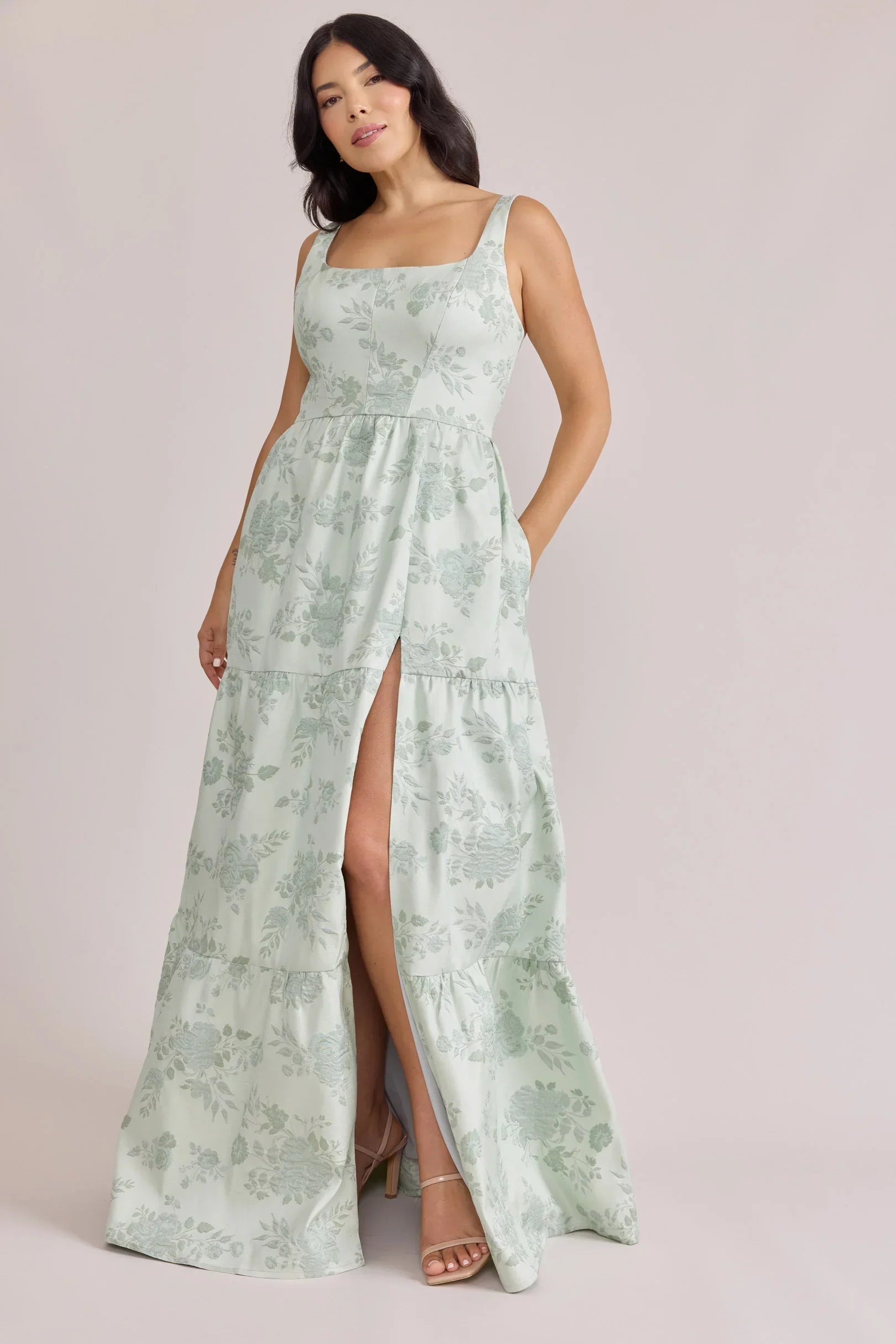 Winslet Jacquard Dress | Made To Order