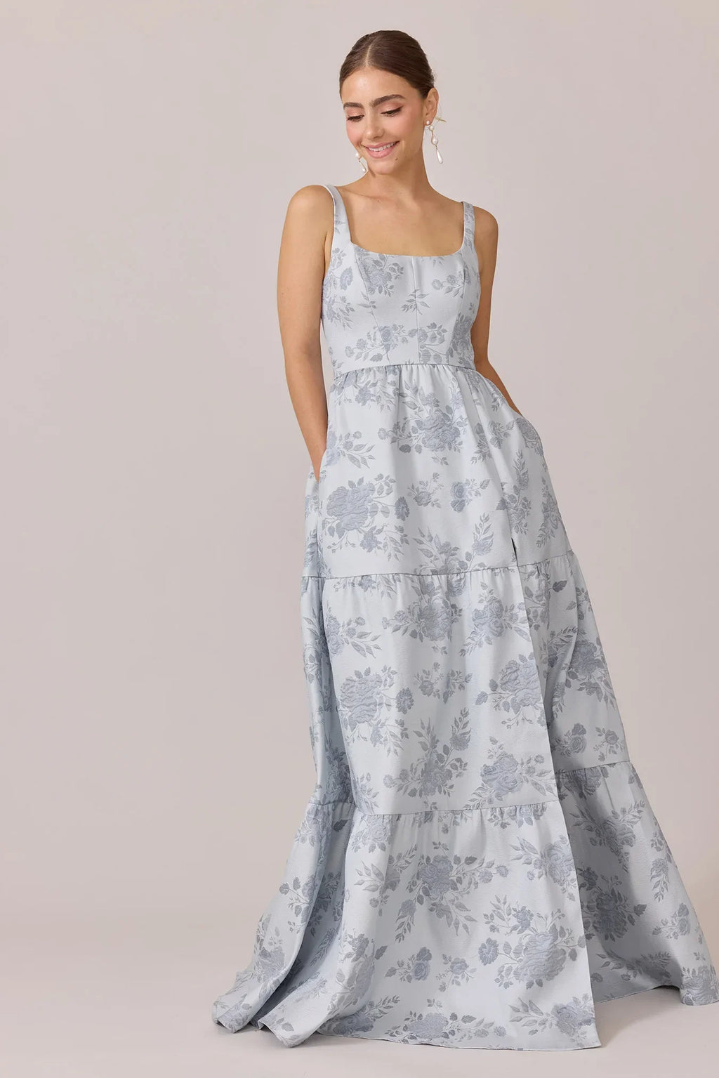 Winslet Jacquard Dress | Made To Order