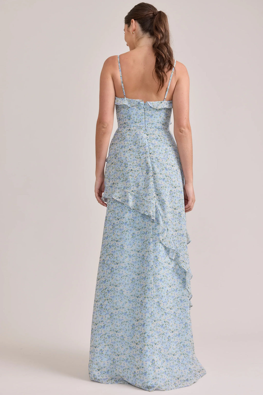 Chiffon Floral Print Dress | Made To Order