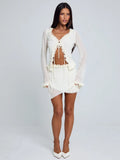 MAE MINI SKIRT IVORY