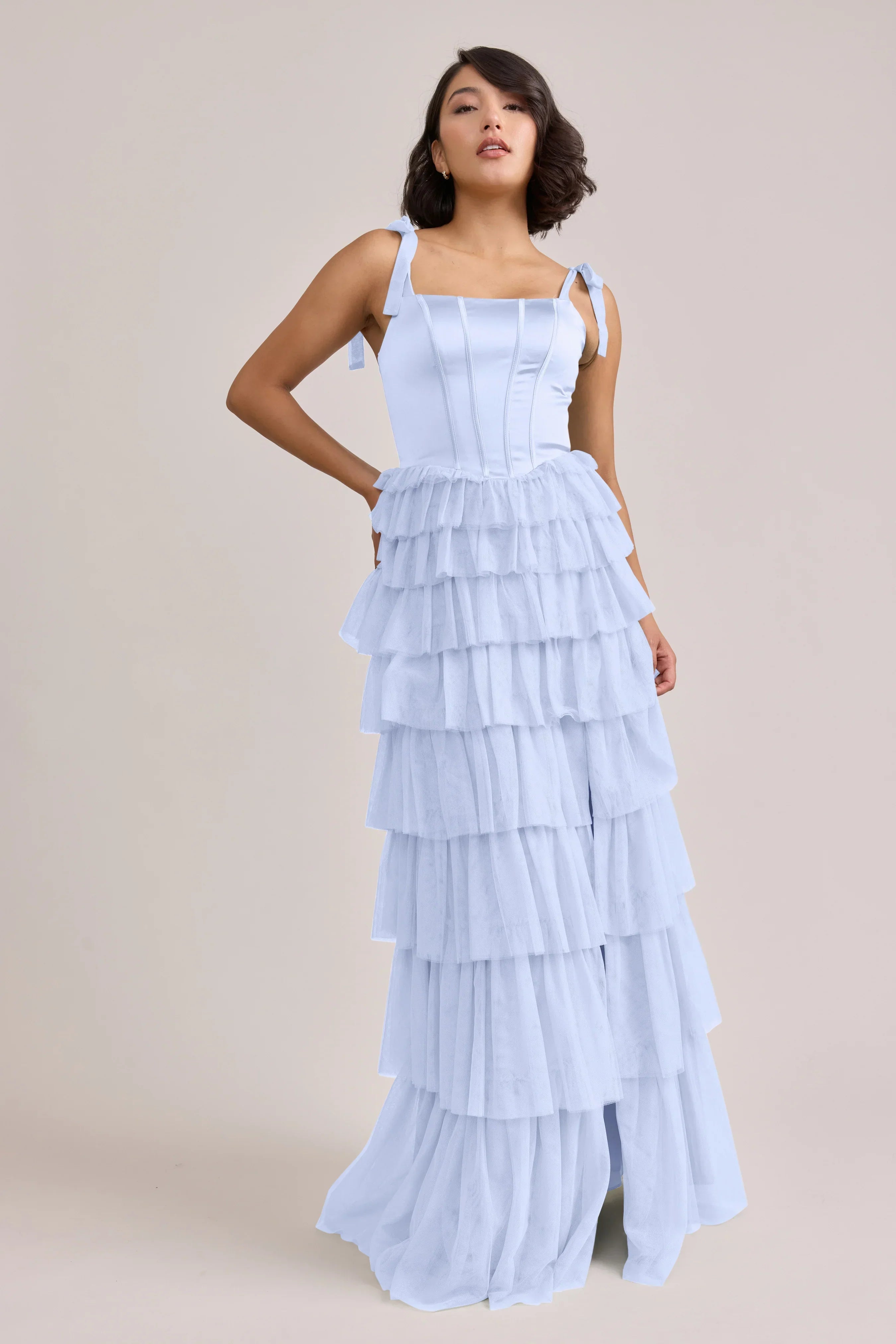 Satin + Tulle Dress | Made To Order