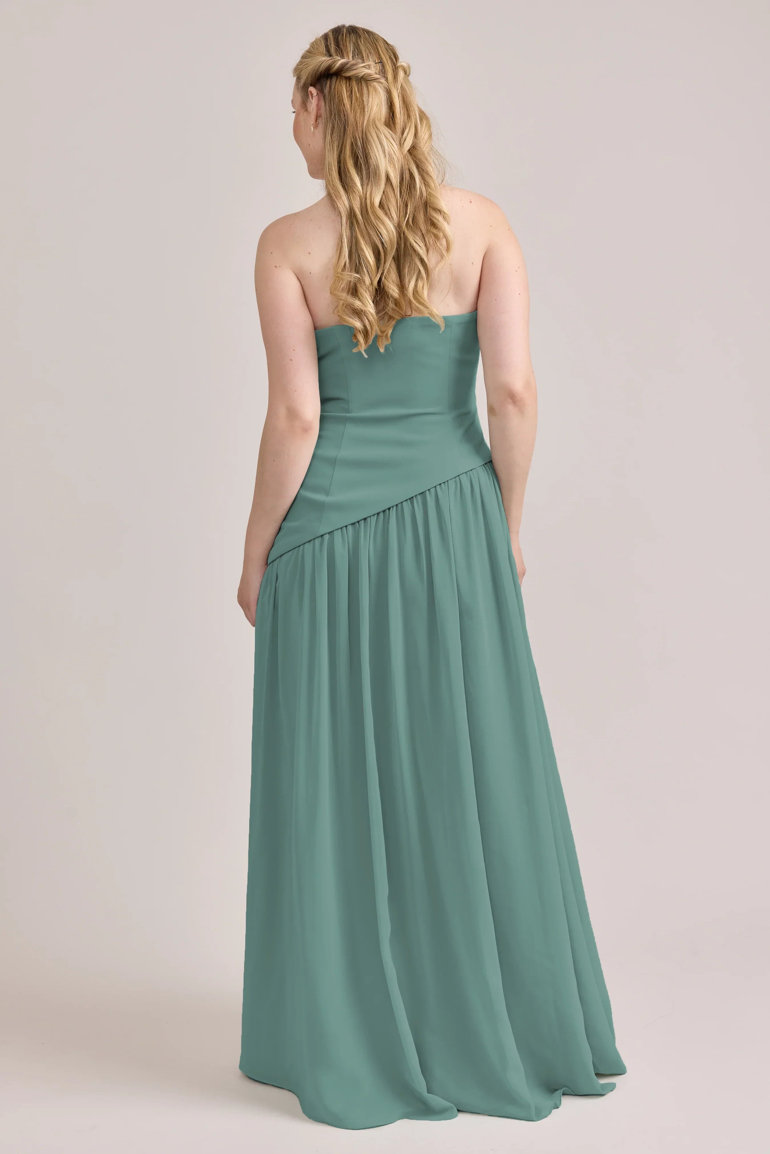 Crepe + Chiffon Dress | Made To Order
