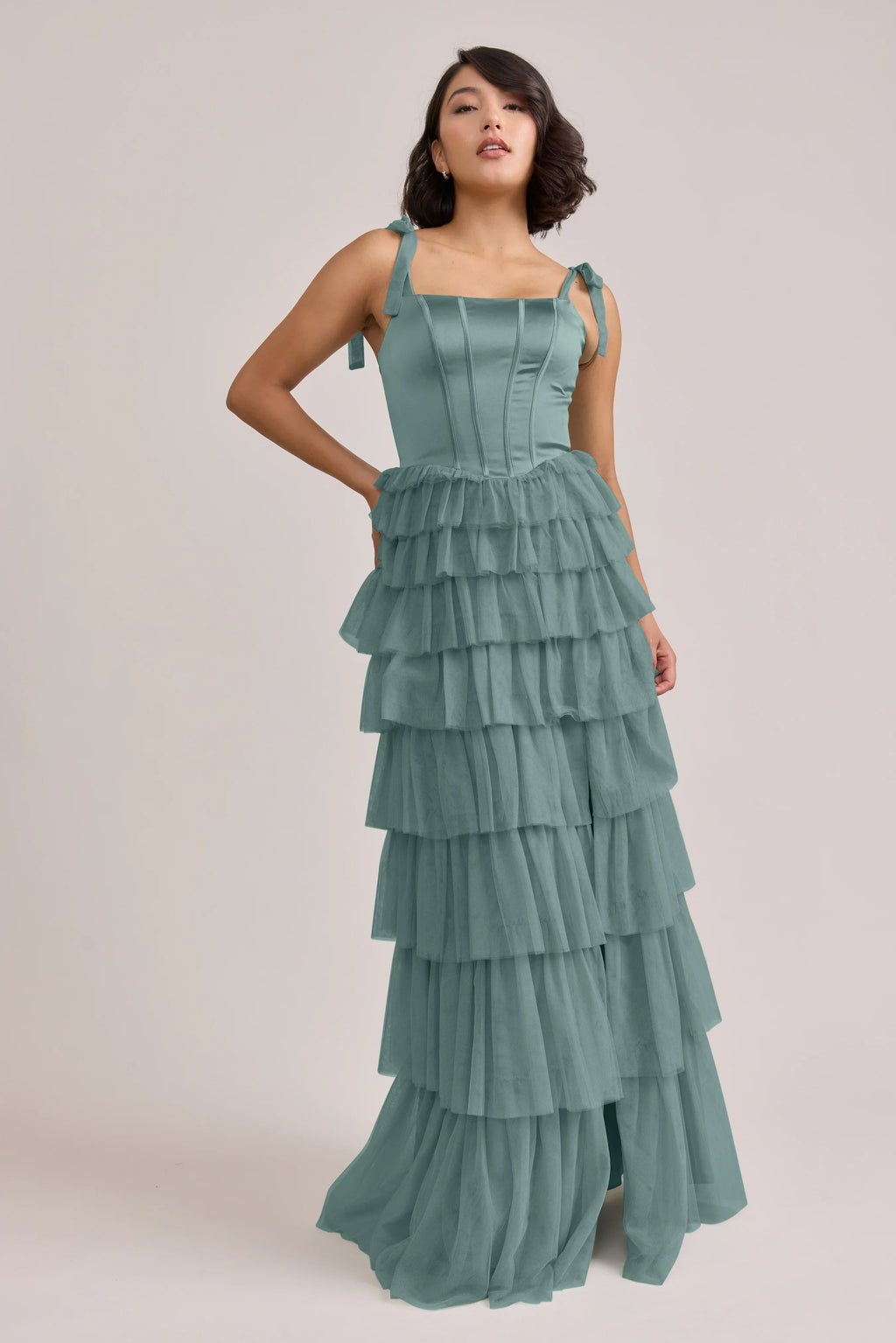 Satin + Tulle Dress | Made To Order