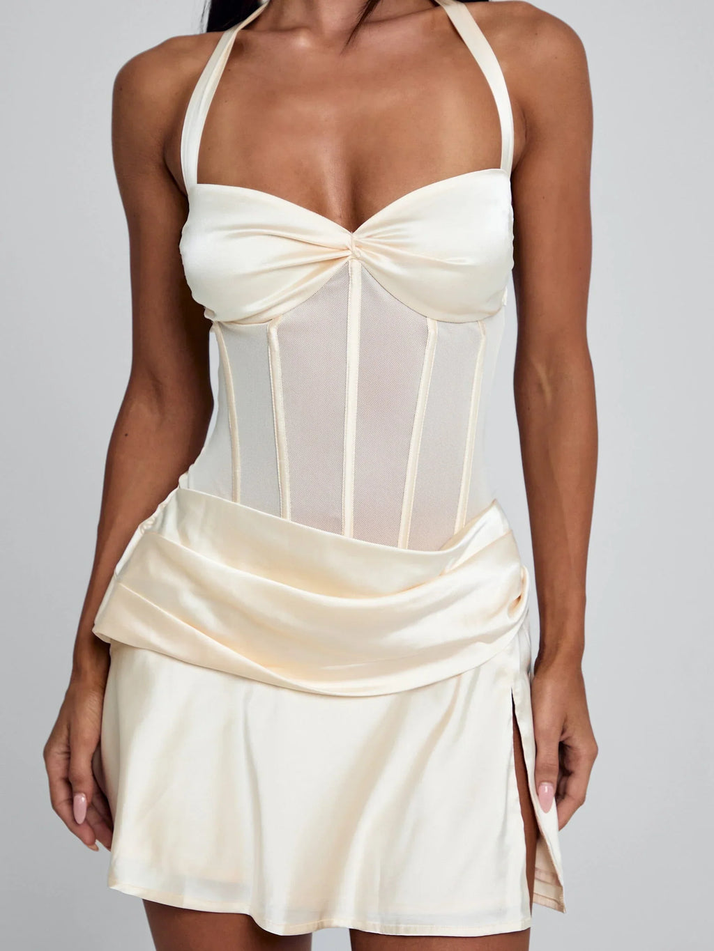 CARMIN MINI DRESS IVORY