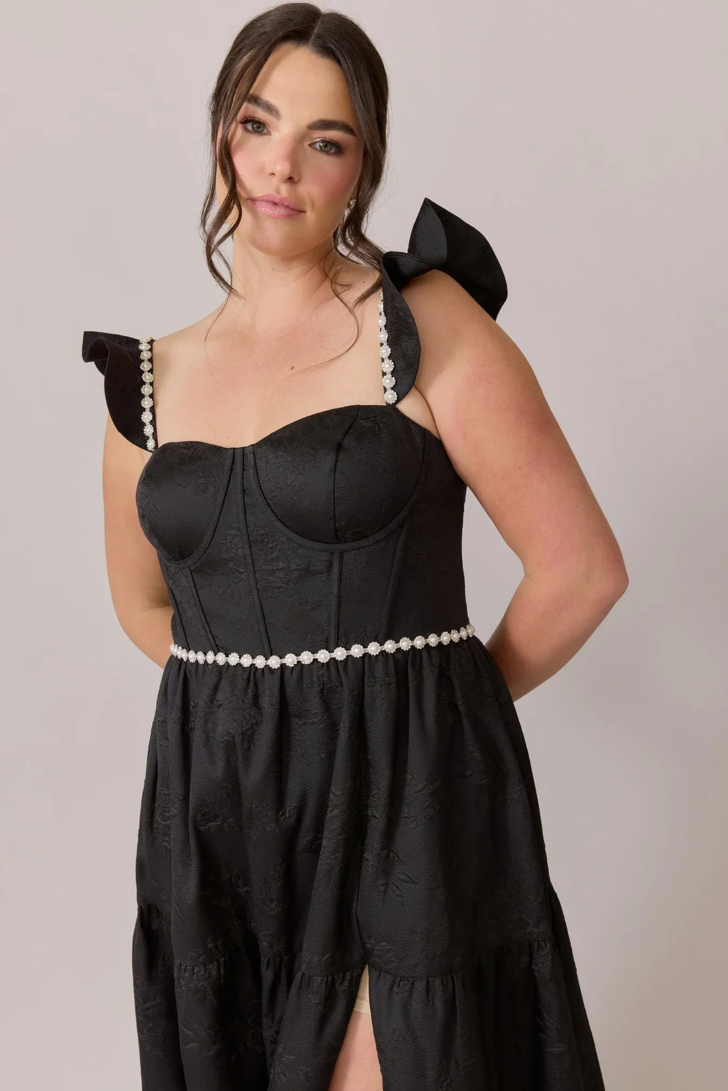 Luxe Jacquard Dress | Made To Order