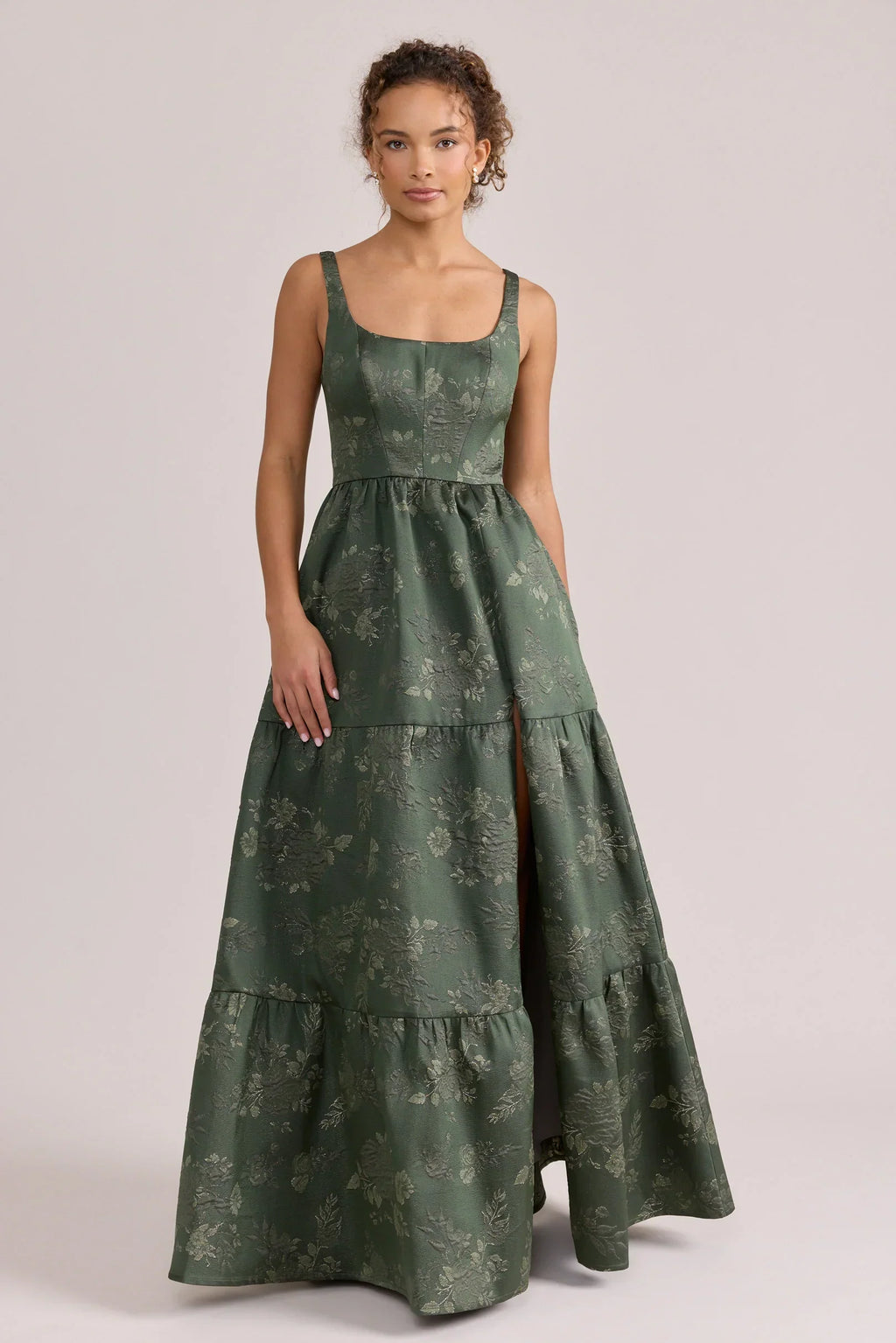 Winslet Jacquard Dress | Made To Order