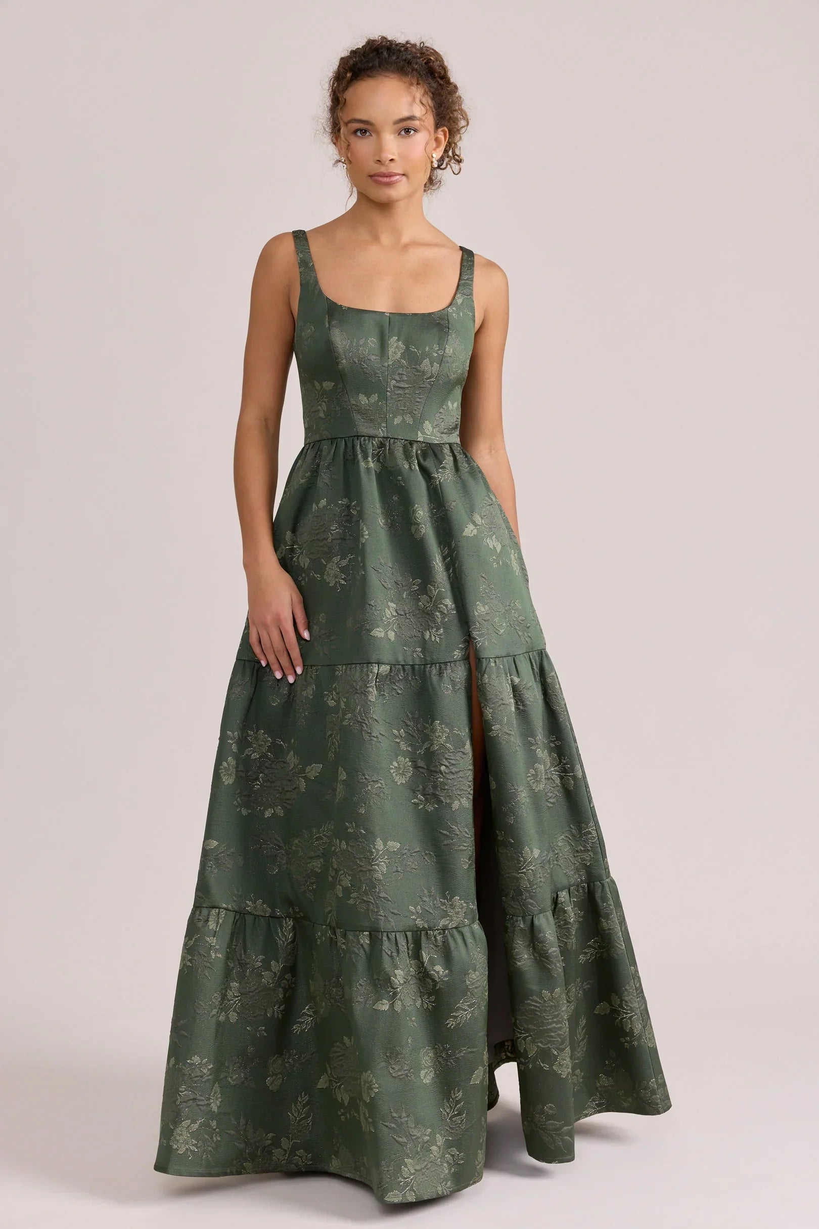 Winslet Jacquard Dress | Made To Order