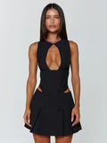 JAIDE MINI DRESS BLACK