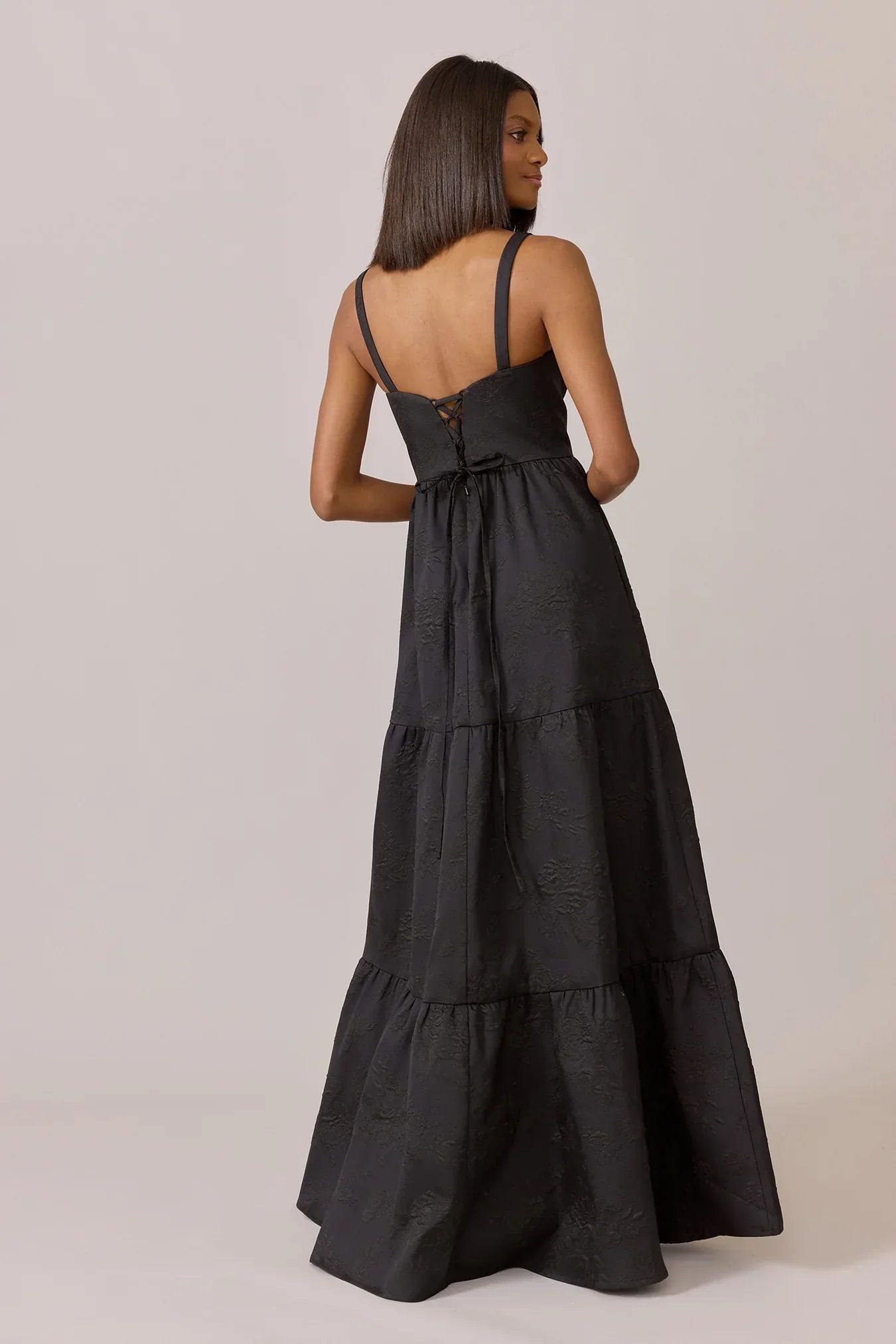 Winslet Jacquard Dress | Made To Order
