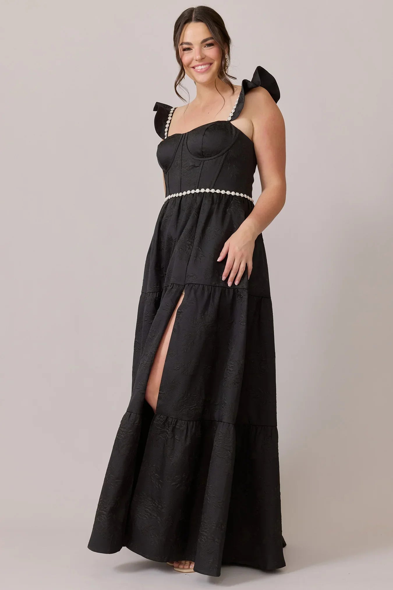 Luxe Jacquard Dress | Made To Order