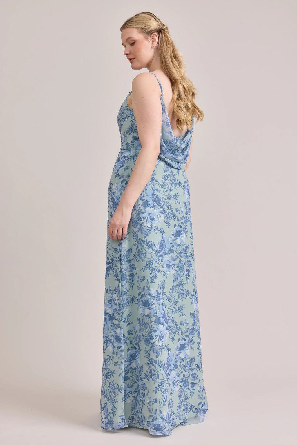 Nadia Chiffon Floral Print Dress | Made To Order
