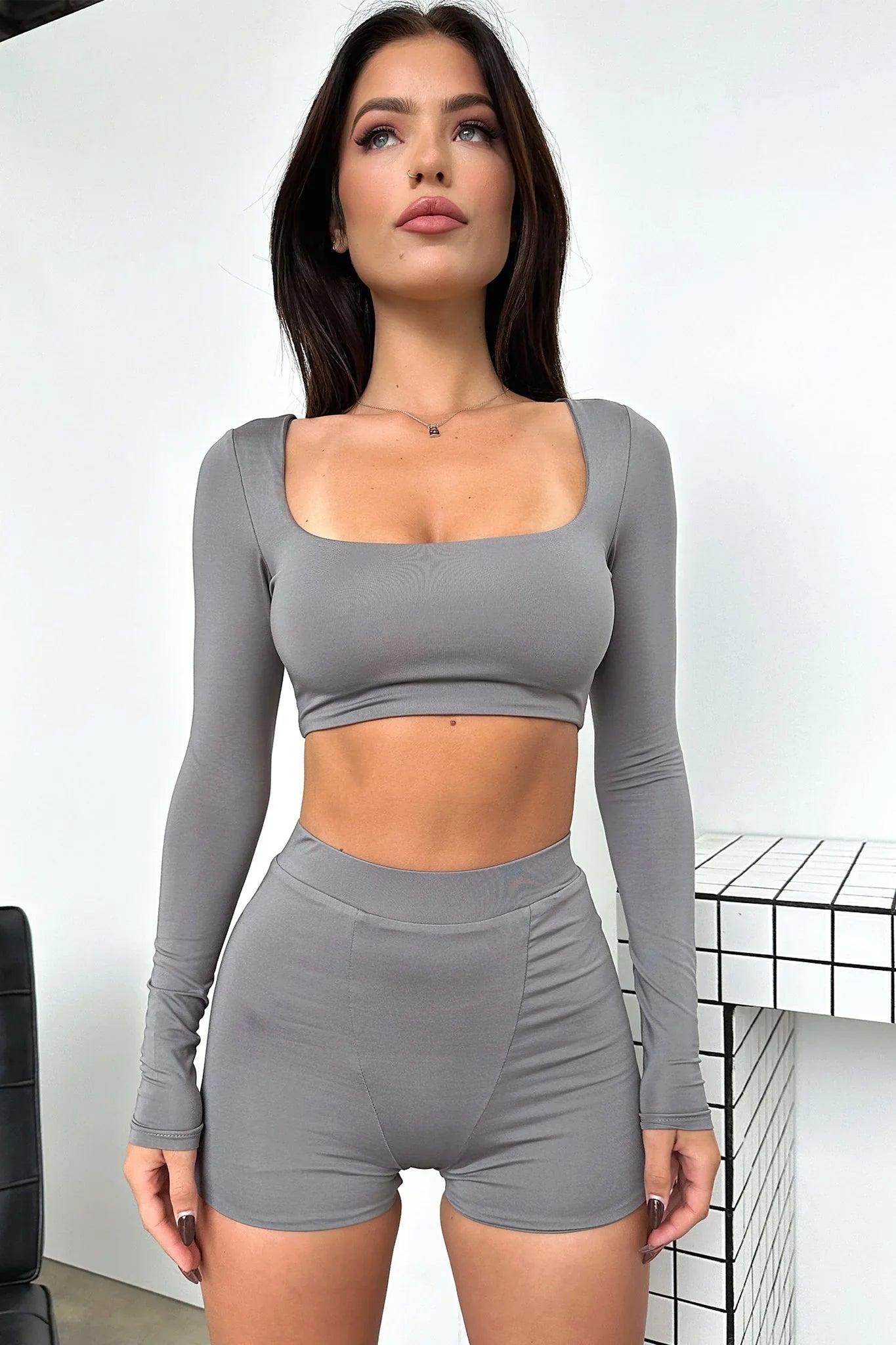 Vacay Shorts - Grey