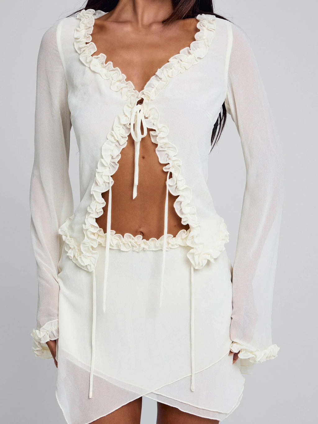 MAE MINI SKIRT IVORY