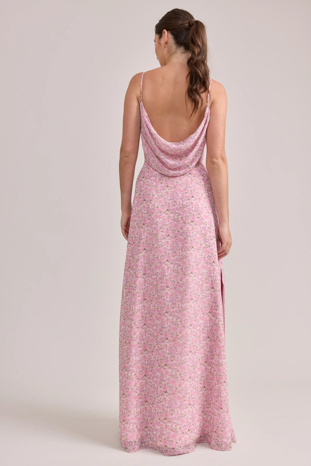Nadia Chiffon Floral Print Dress | Made To Order