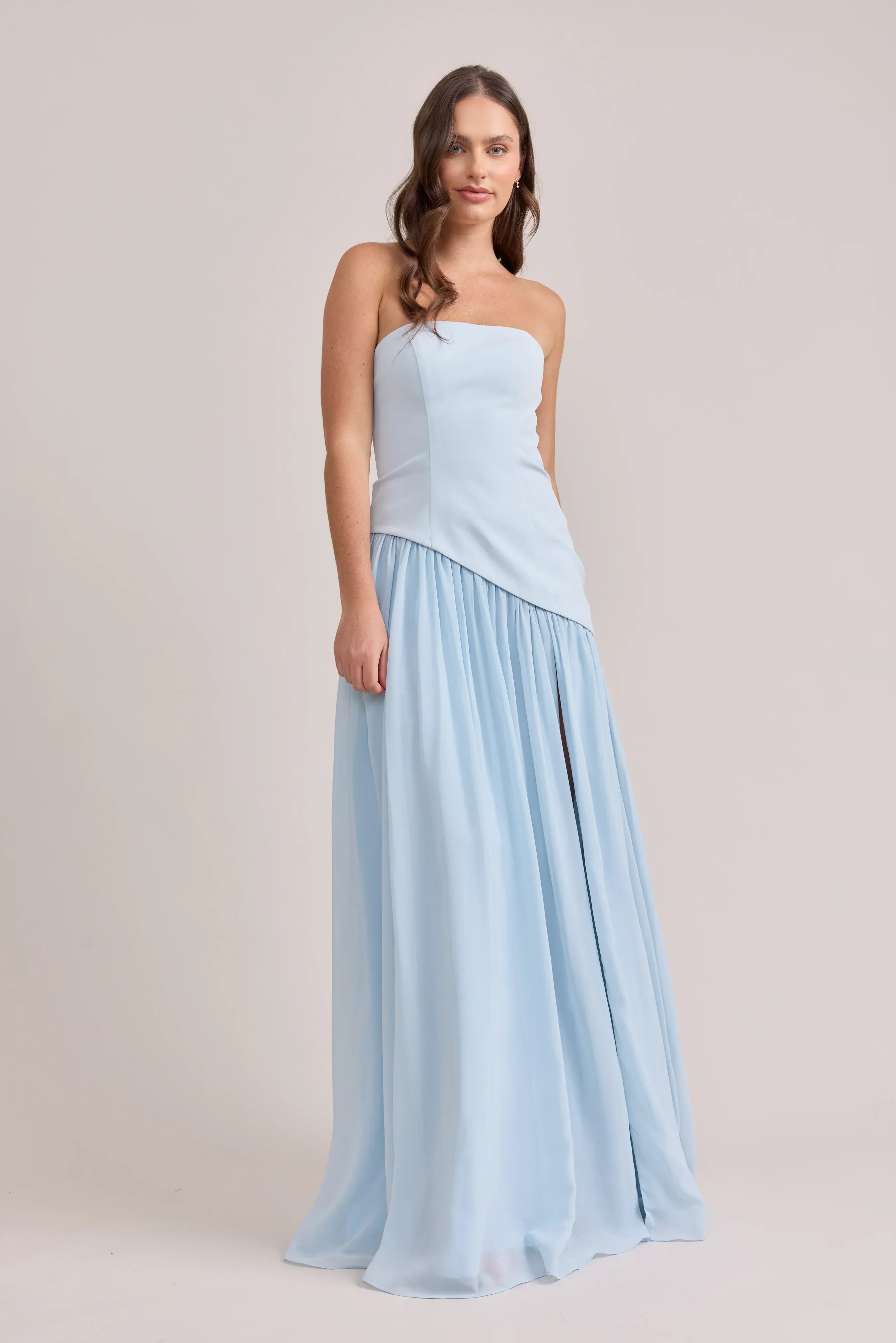 Crepe + Chiffon Dress | Made To Order