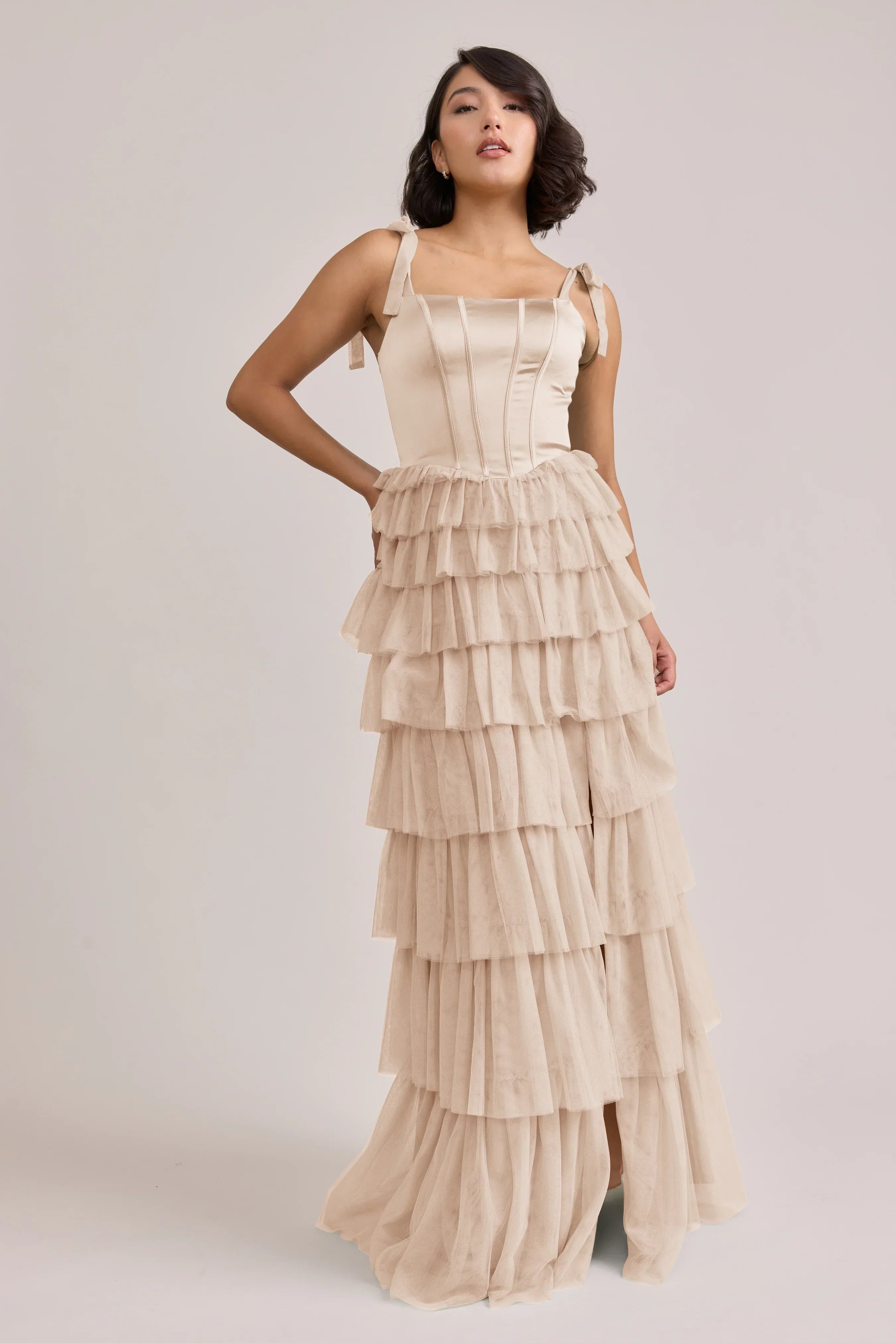 Satin + Tulle Dress | Made To Order