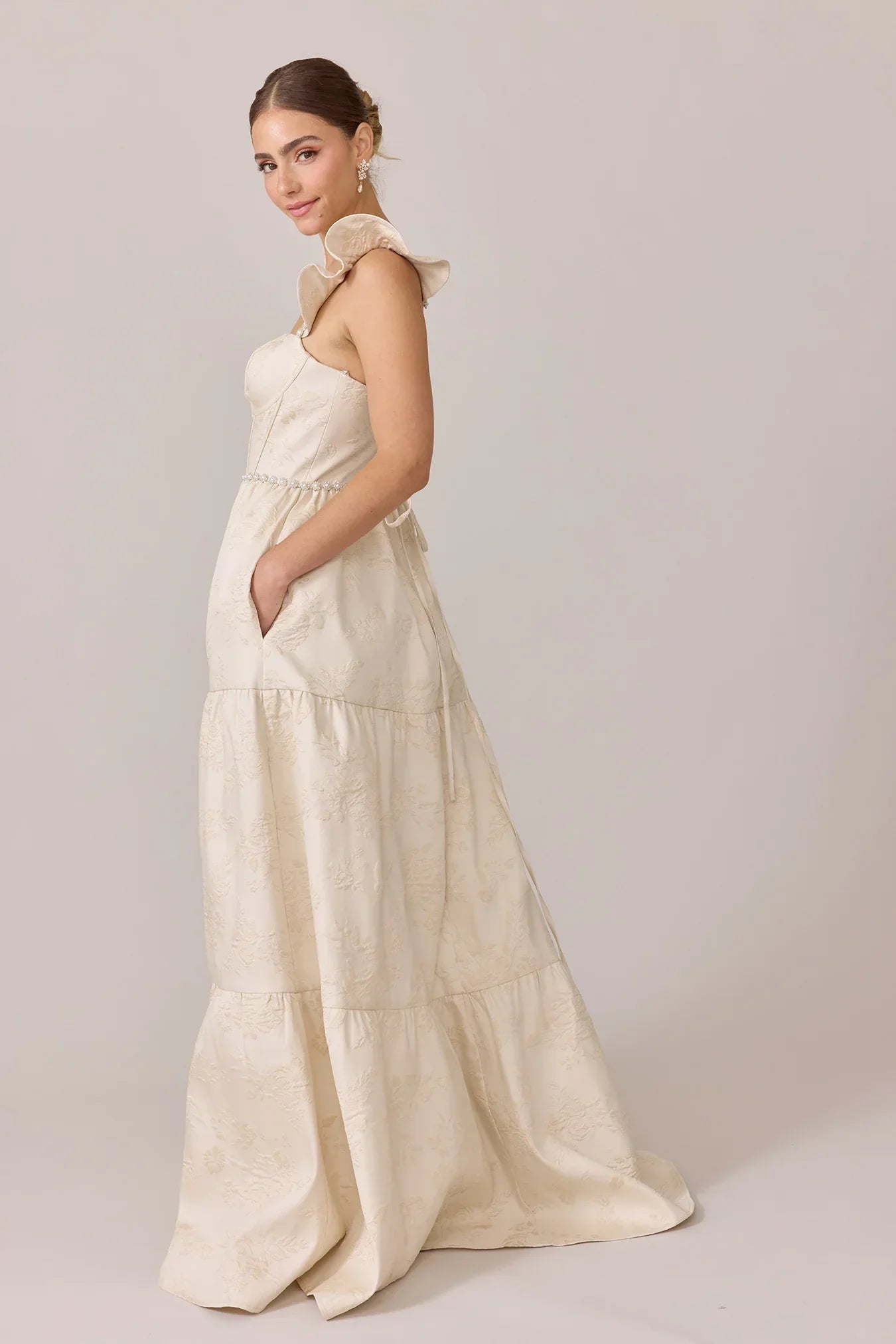 Luxe Jacquard Dress | Made To Order