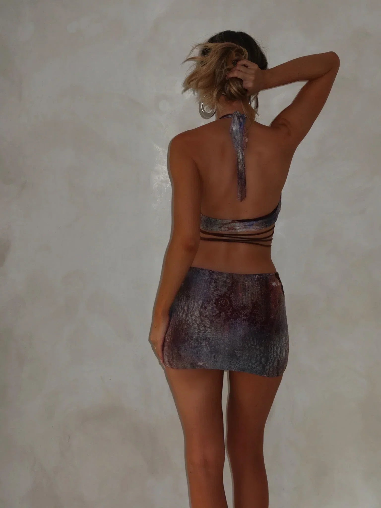 KENDRICK MINI SKIRT MIDNIGHT REFLECTIONS