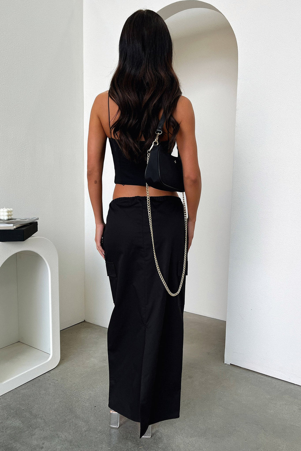 Mallard Parachute Skirt - Black