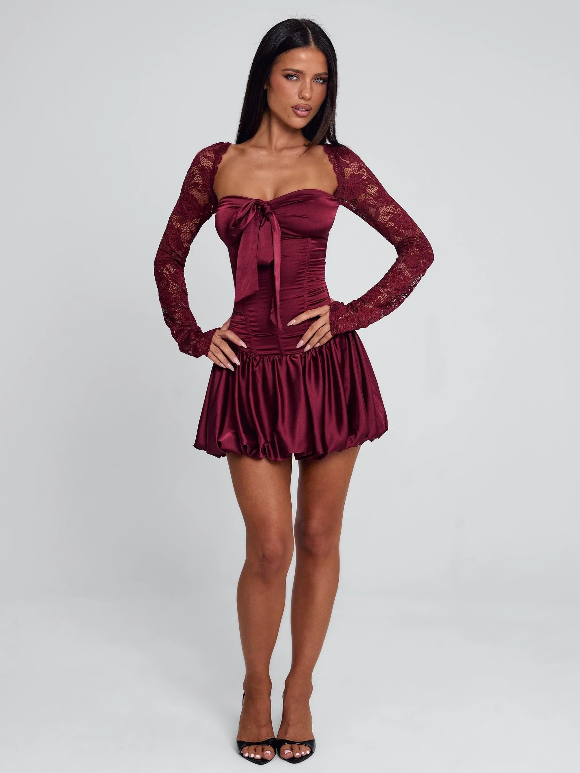 LEVIANA MINI DRESS RED