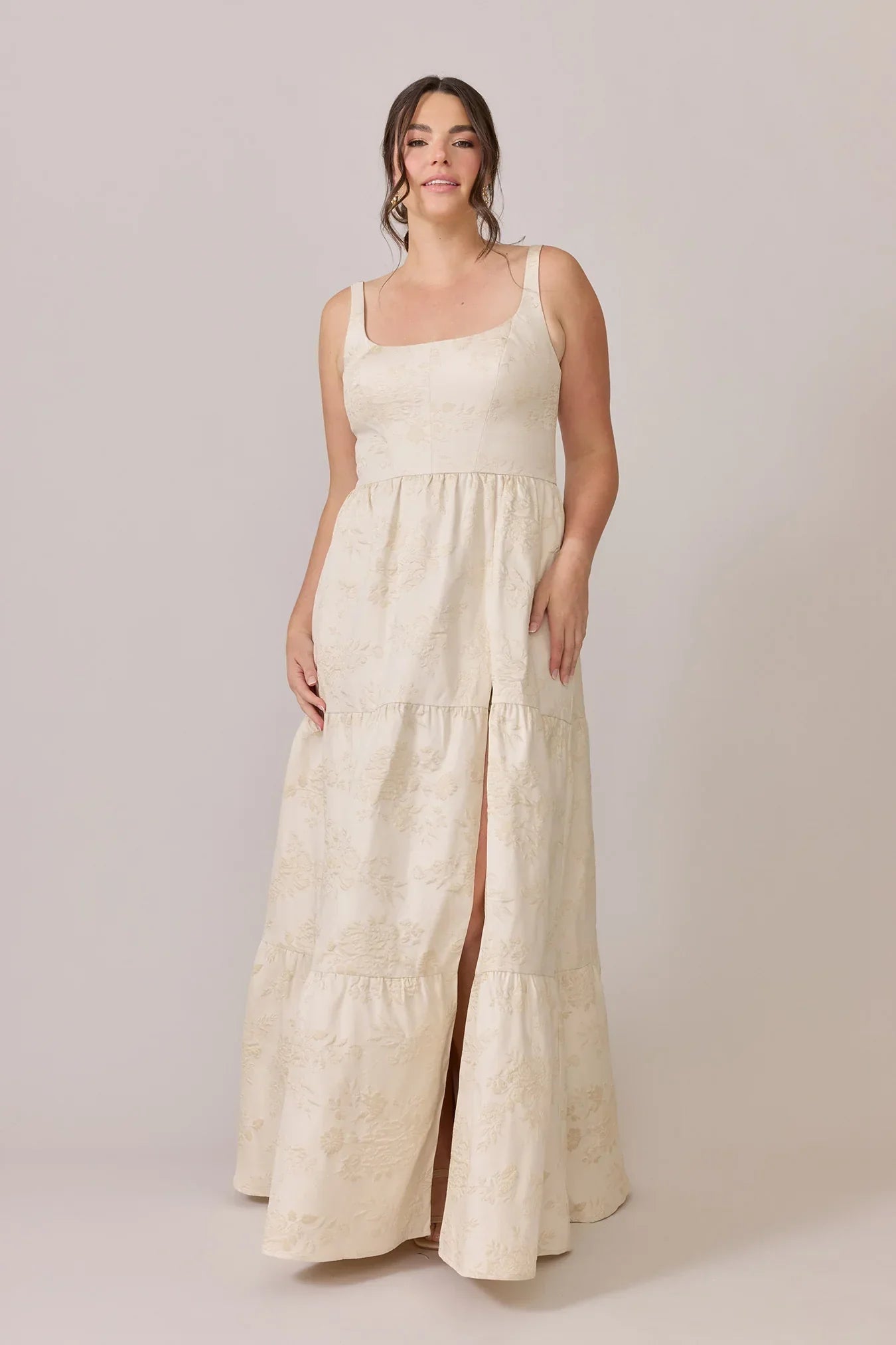 Winslet Jacquard Dress | Made To Order