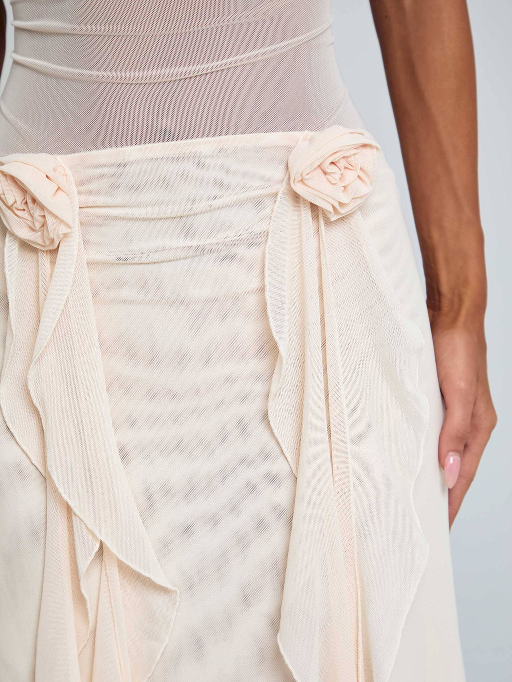 MARCELINE MAXI DRESS BEIGE