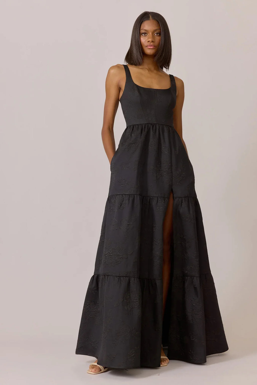 Winslet Jacquard Dress | Made To Order