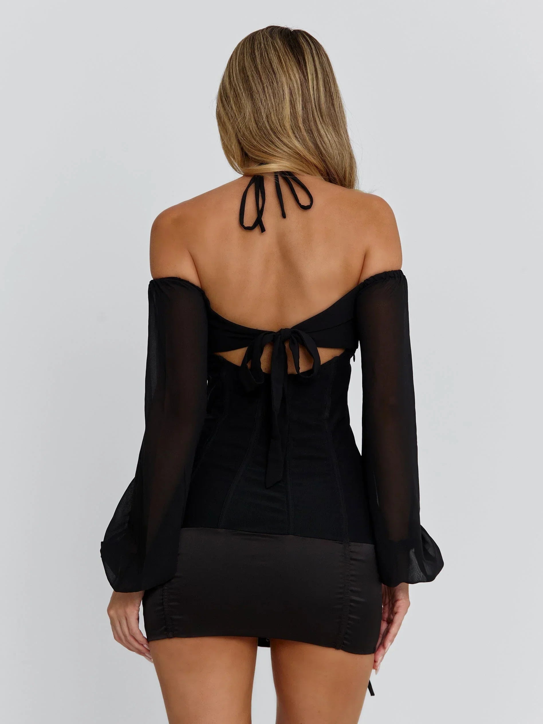 DORELLE MINI DRESS BLACK