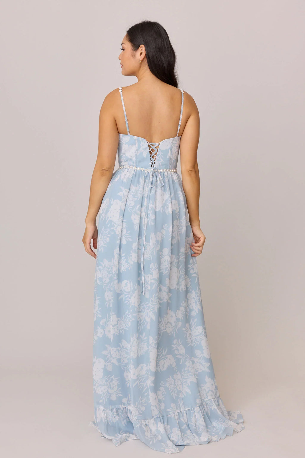Luxe Chiffon Floral Print Dress | Made To Order