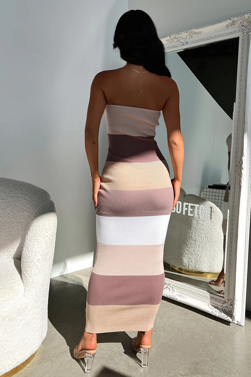 Drake Maxi Dress - Brown