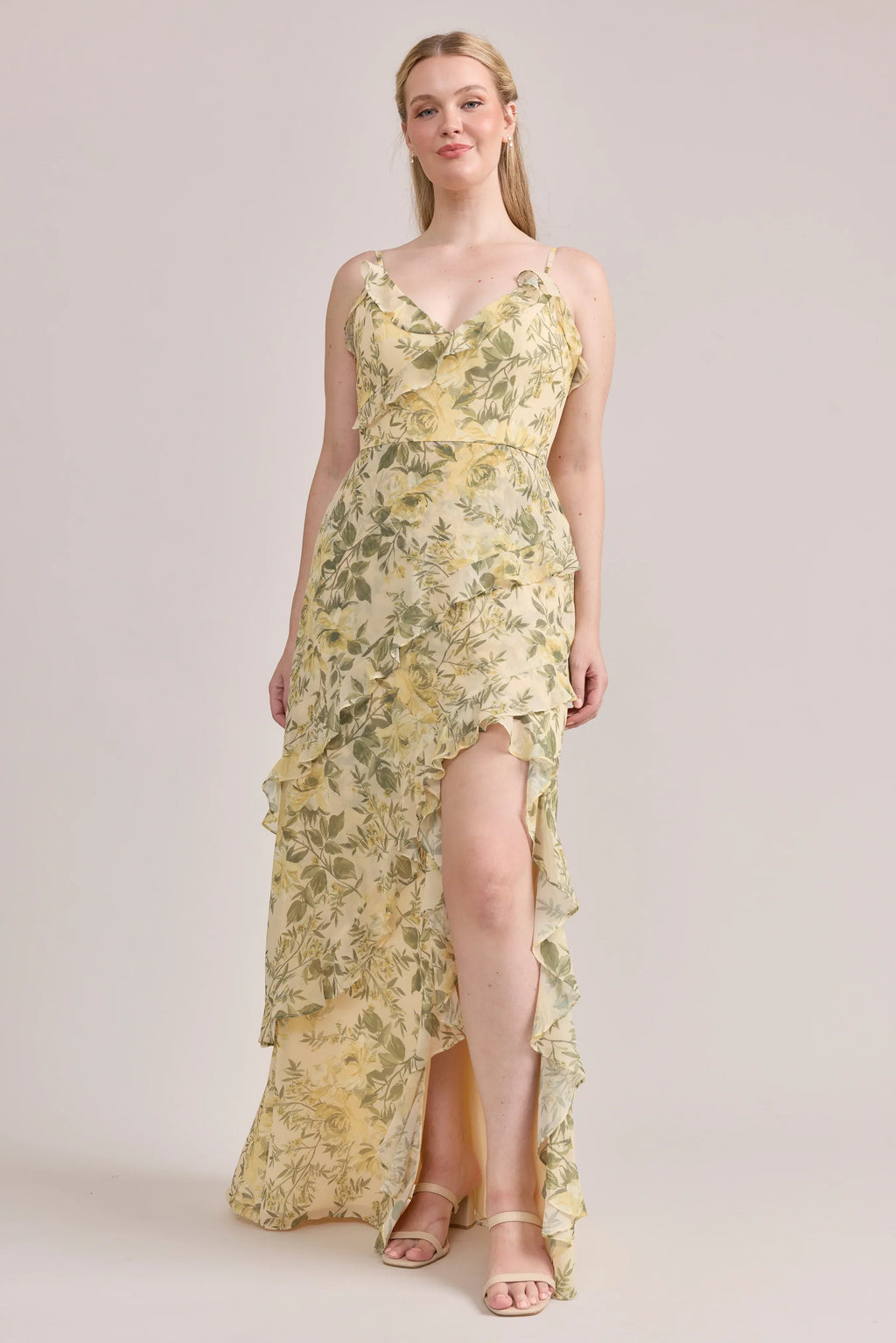 Chiffon Floral Print Dress | Made To Order
